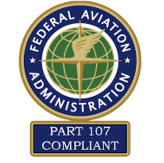 FAA Part 107 Compliant badge